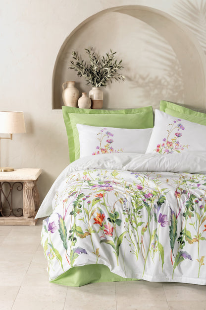 Cotton Box Çift Kişilik Nevresim Takımı Meadow Yeşil