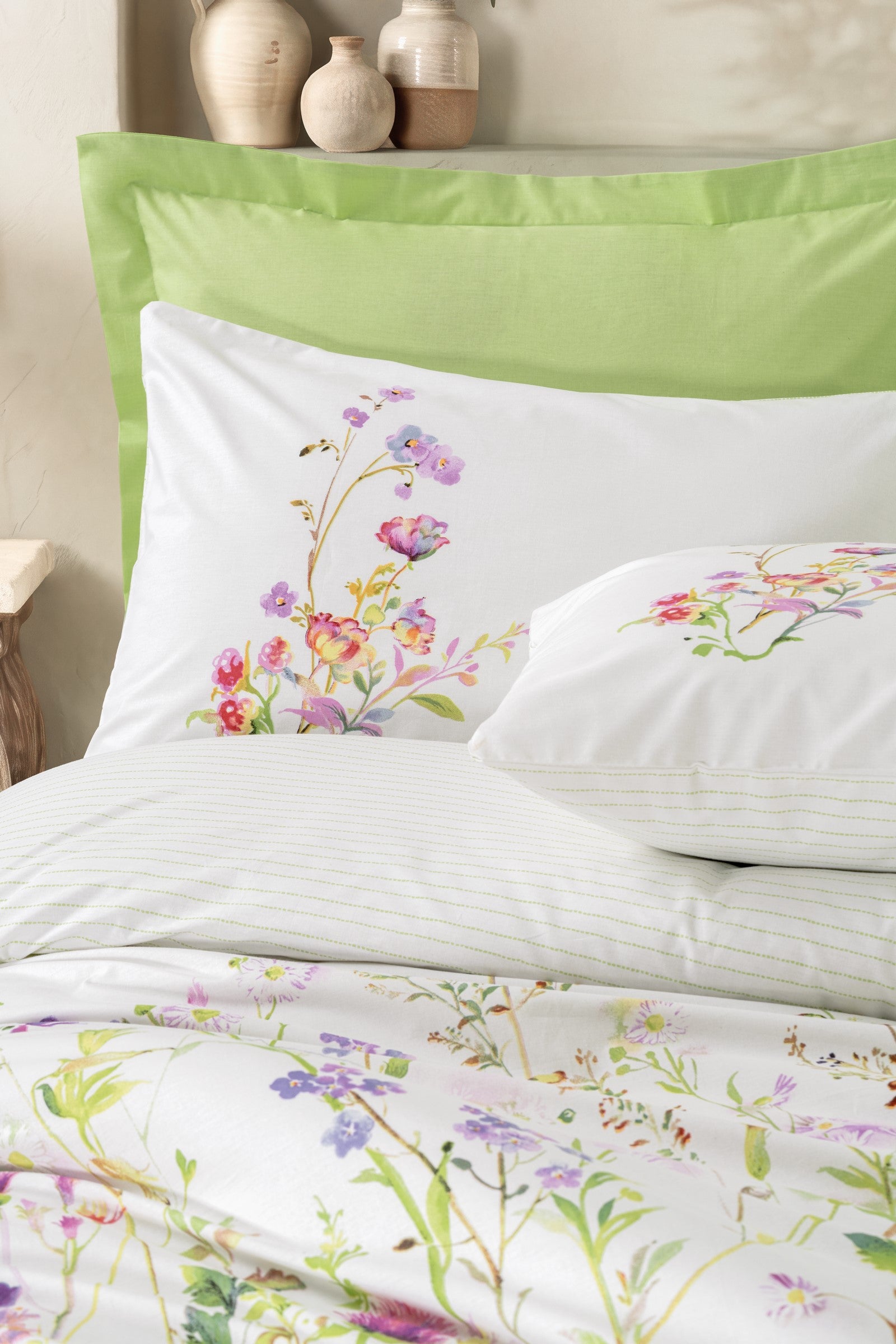 Cotton Box Çift Kişilik Nevresim Takımı Meadow Yeşil