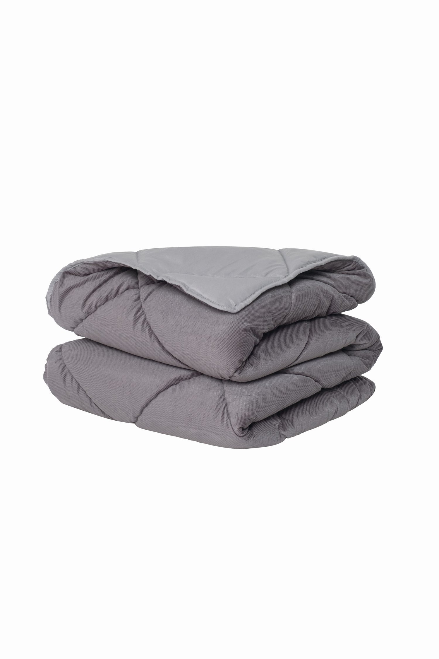 Cotton Box Double Utka Quilt Anthracite 195x215