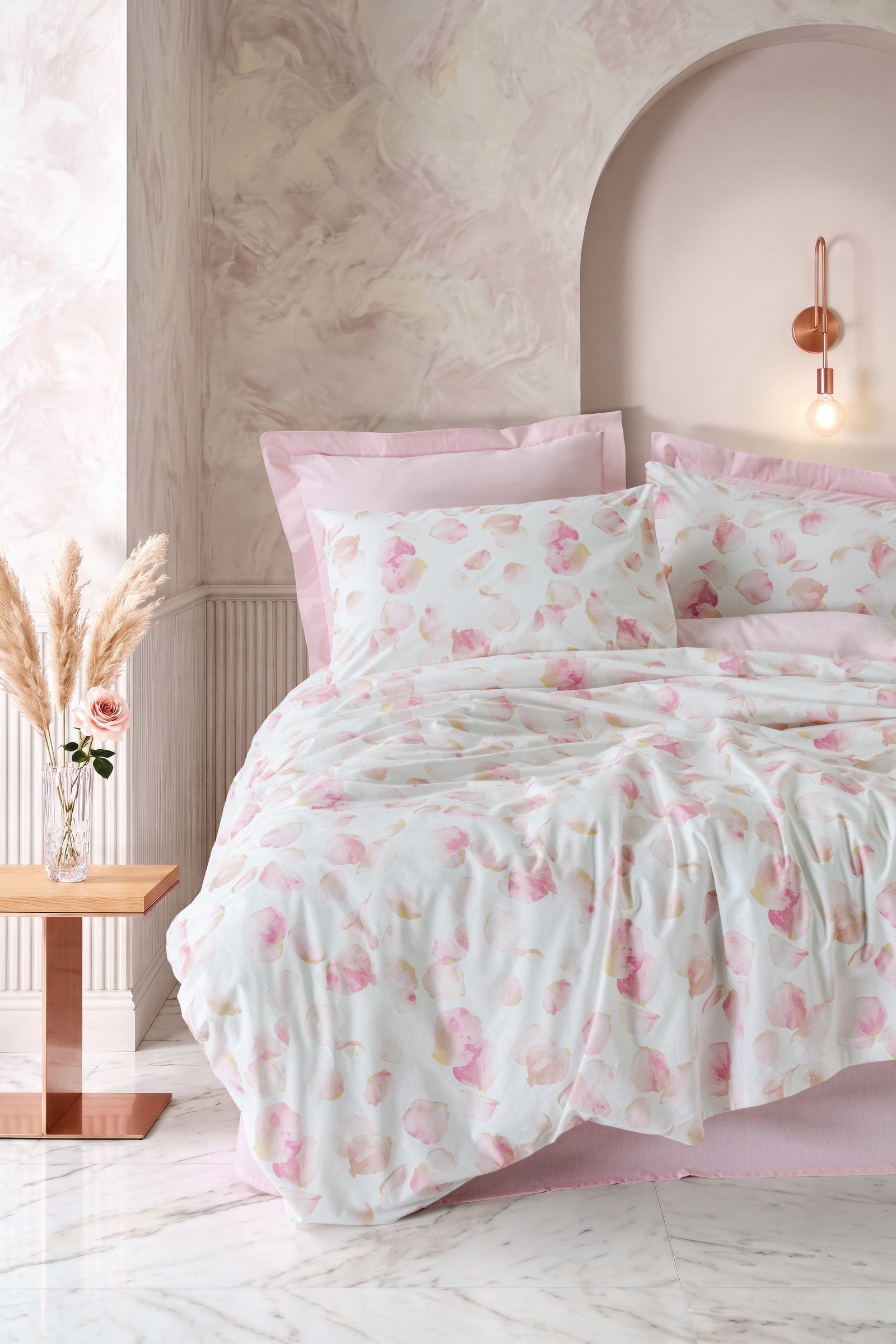 Cotton Box Çift Kişilik Uyku Seti Rosalie Pembe