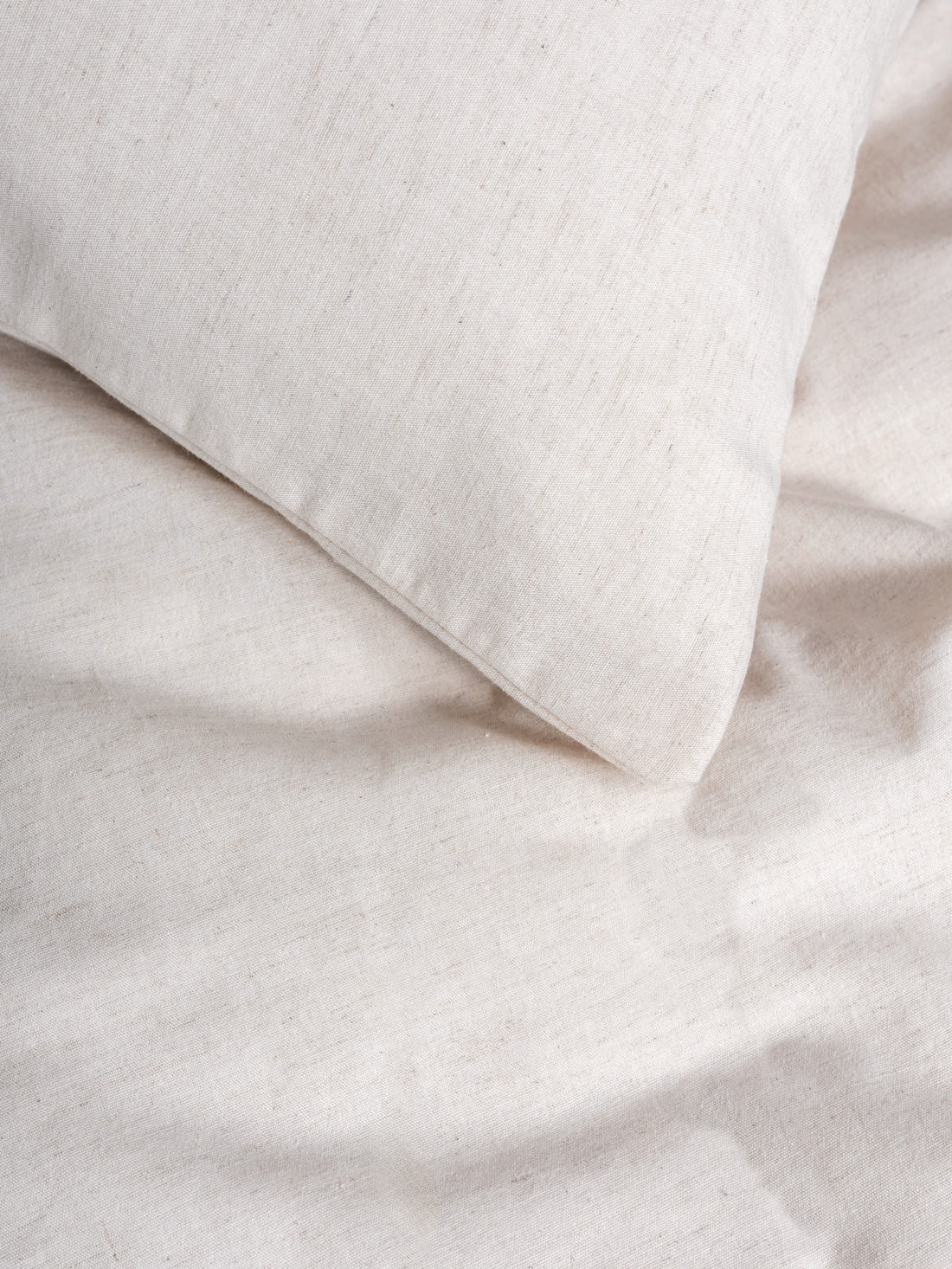 Cotton Box Cotton Keten Çift Kişilik Nevresim Takımı Basic Bej