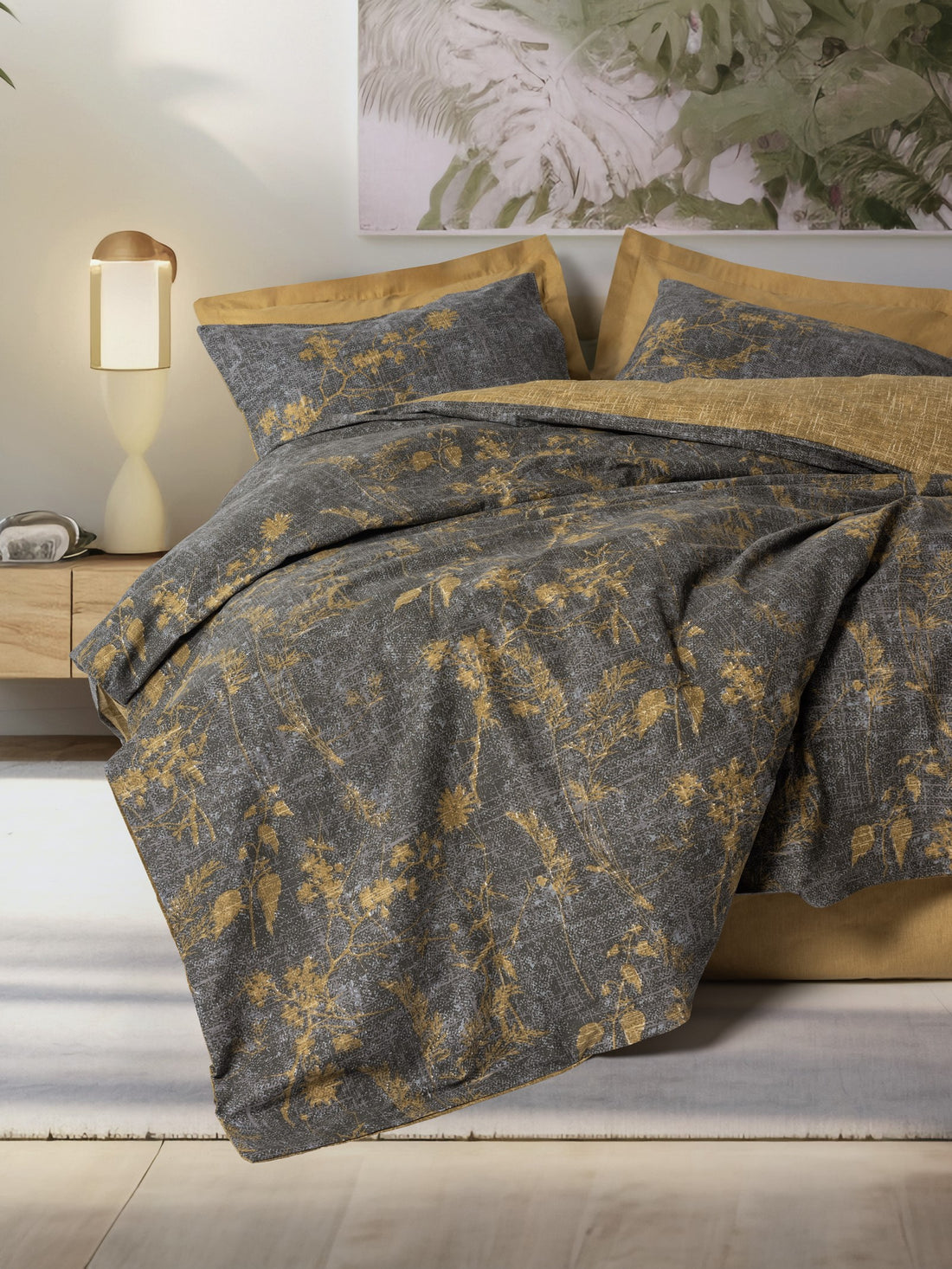 Комплект пододеяльников Cotton Box Double Single Yadawa, горчичный