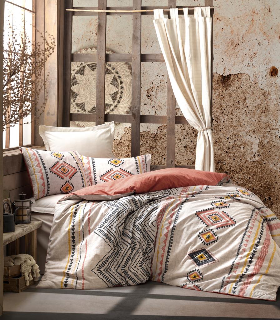 Комплект постельного белья Cotton Box Ethnology Felix Tile