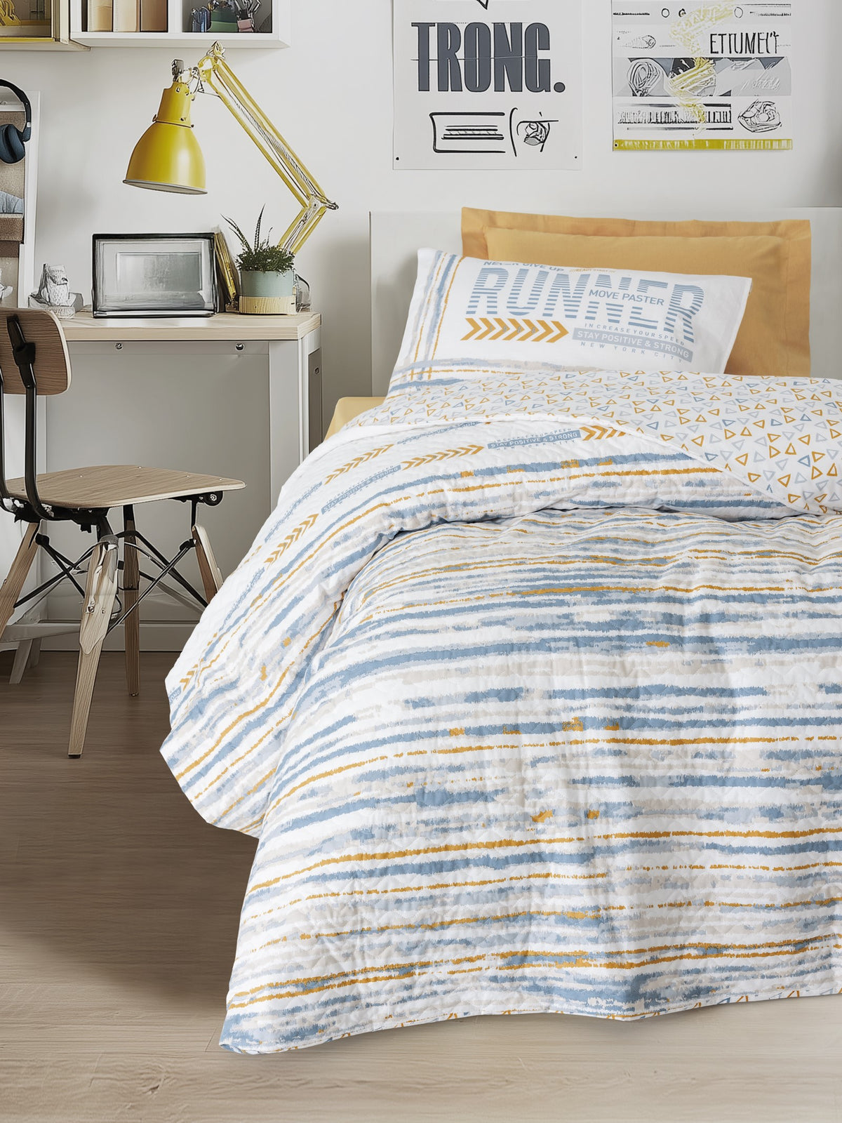 Cotton Box Односпальный комплект для молодежной комнаты Dashon Yellow