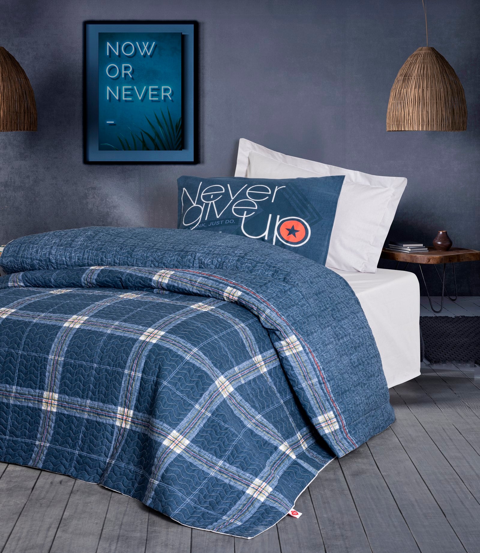 Комплект односпальной кровати Cotton Box Youth Room Given Gray