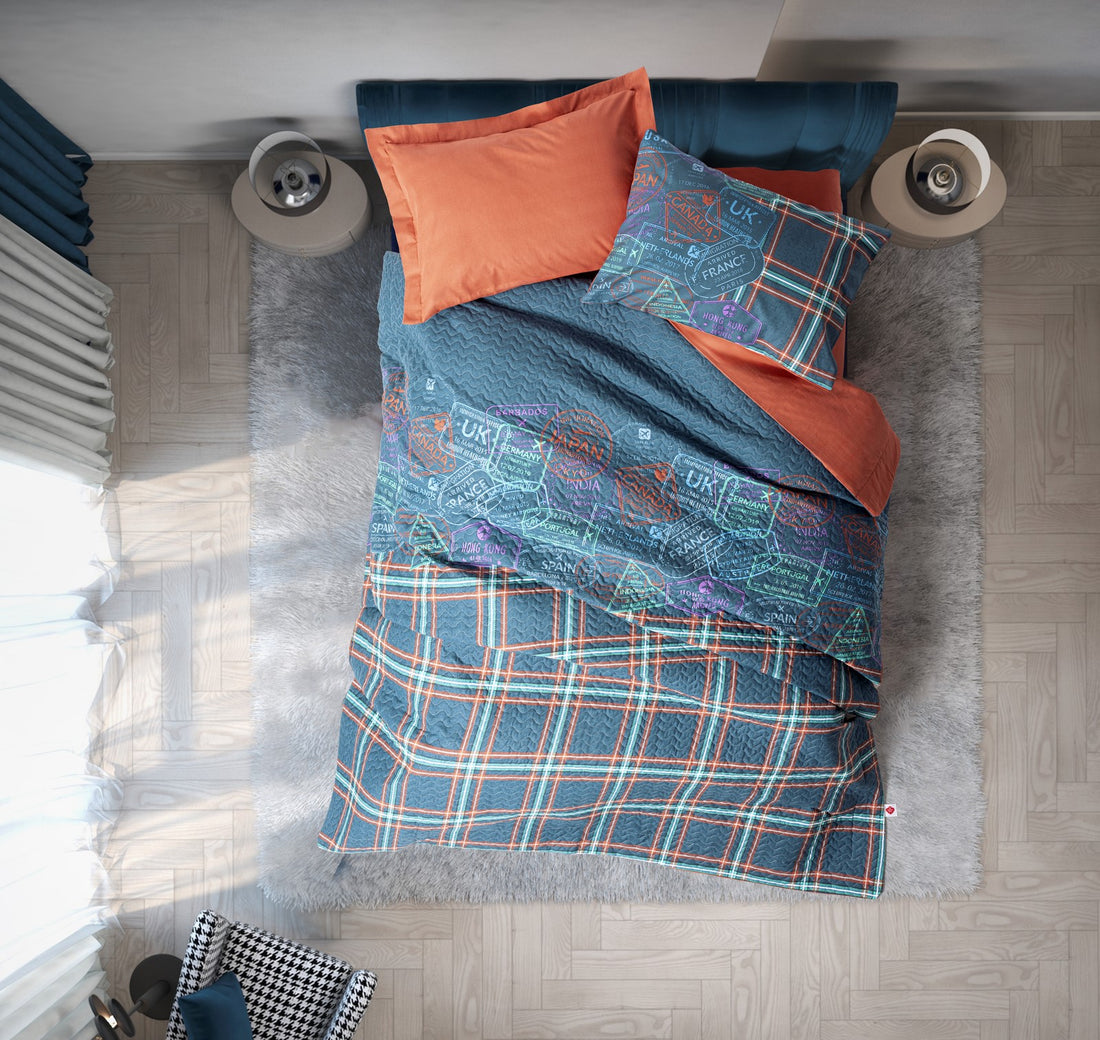 Cotton Box Youth Room Single Complete Set Pleds Cinnamon