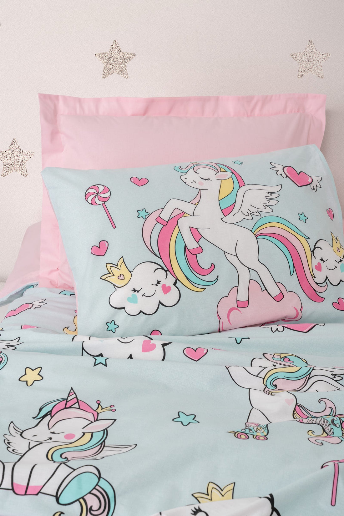 Cotton Box Junior Tek Kişilik Nevresim Takımı Twinka Pembe