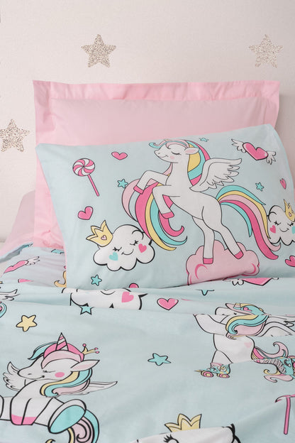 Cotton Box Junior Tek Kişilik Nevresim Takımı Twinka Pembe