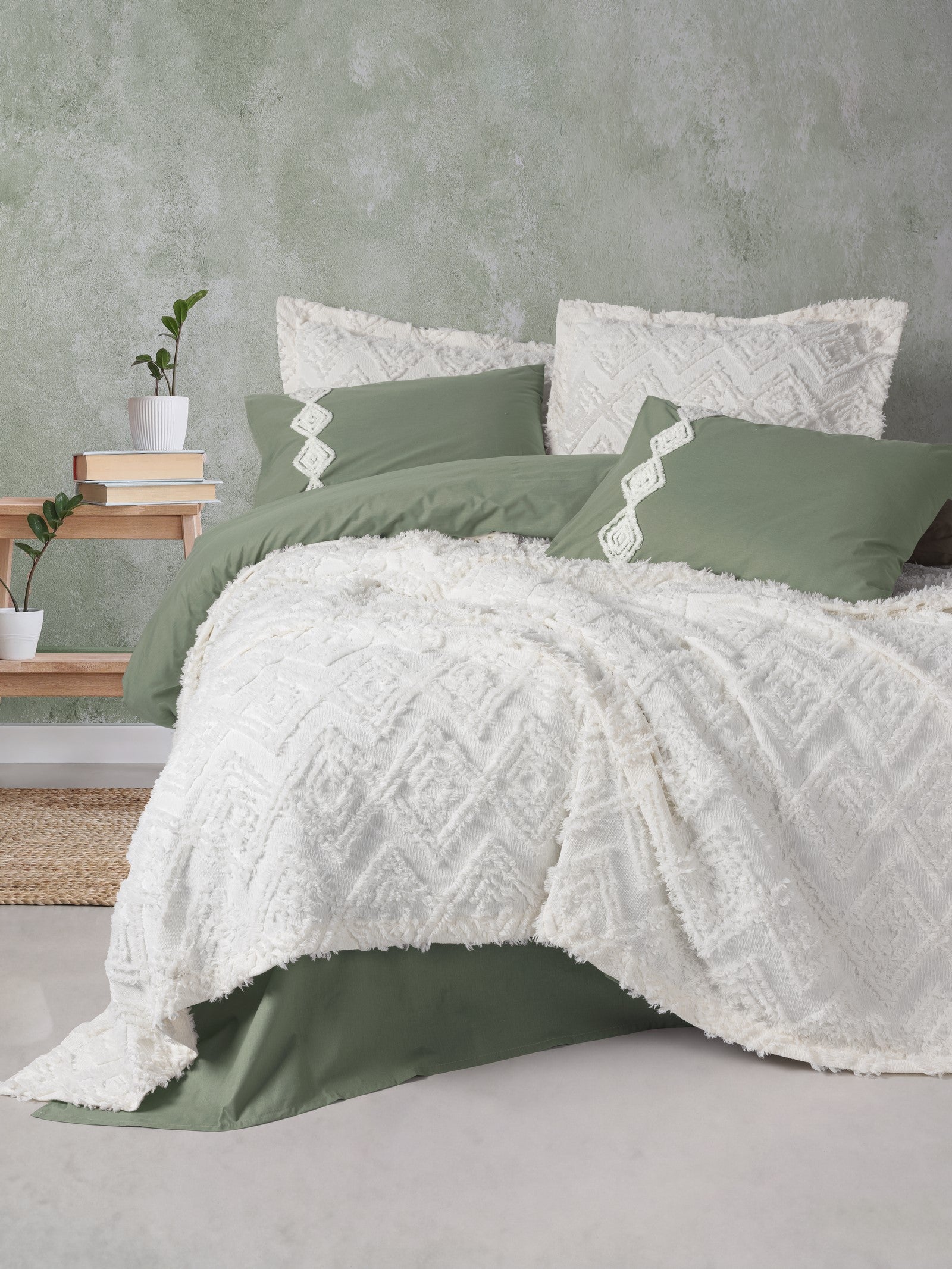 Cotton Box Limit Single Duvet Cover Set Luke Cream