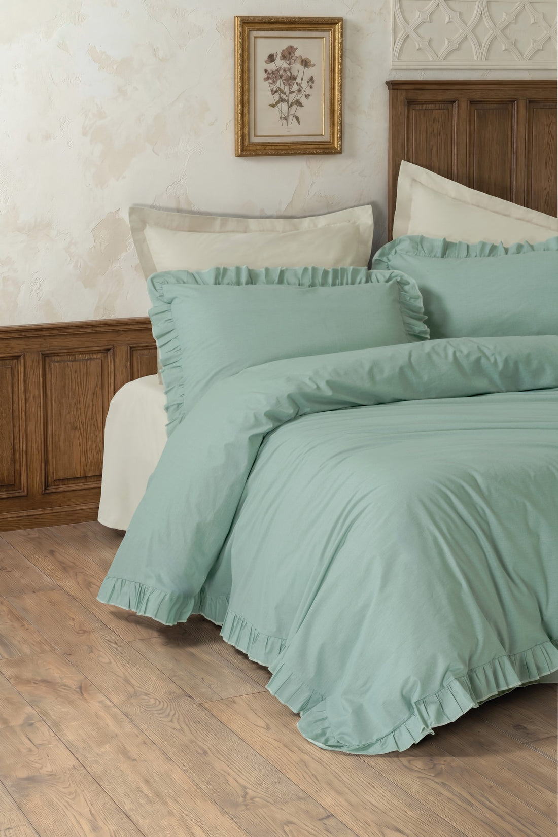 Cotton Box Maison Çift Kişilik Nevresim Takımı Lova Adaçayı-Bej