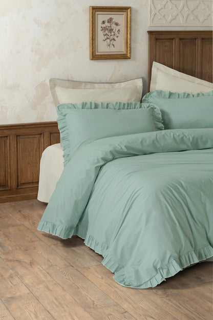 Cotton Box Maison Çift Kişilik Nevresim Takımı Lova Adaçayı-Bej