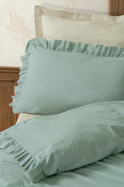 Cotton Box Maison Çift Kişilik Nevresim Takımı Lova Adaçayı-Bej