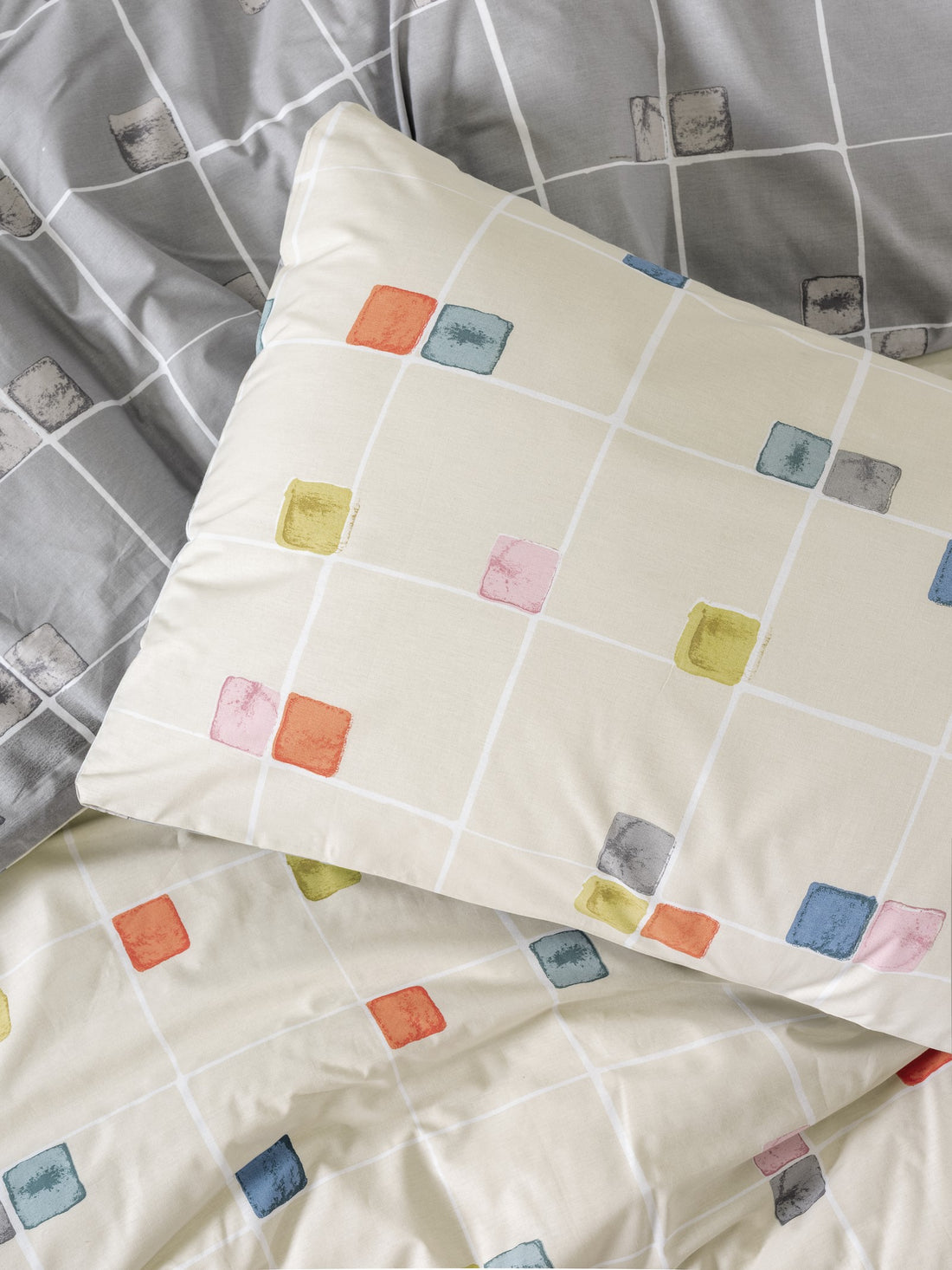 Cotton Box Minimal Tek Kişilik Lastikli Çarşaflı Nevresim Takımı Evo Gri