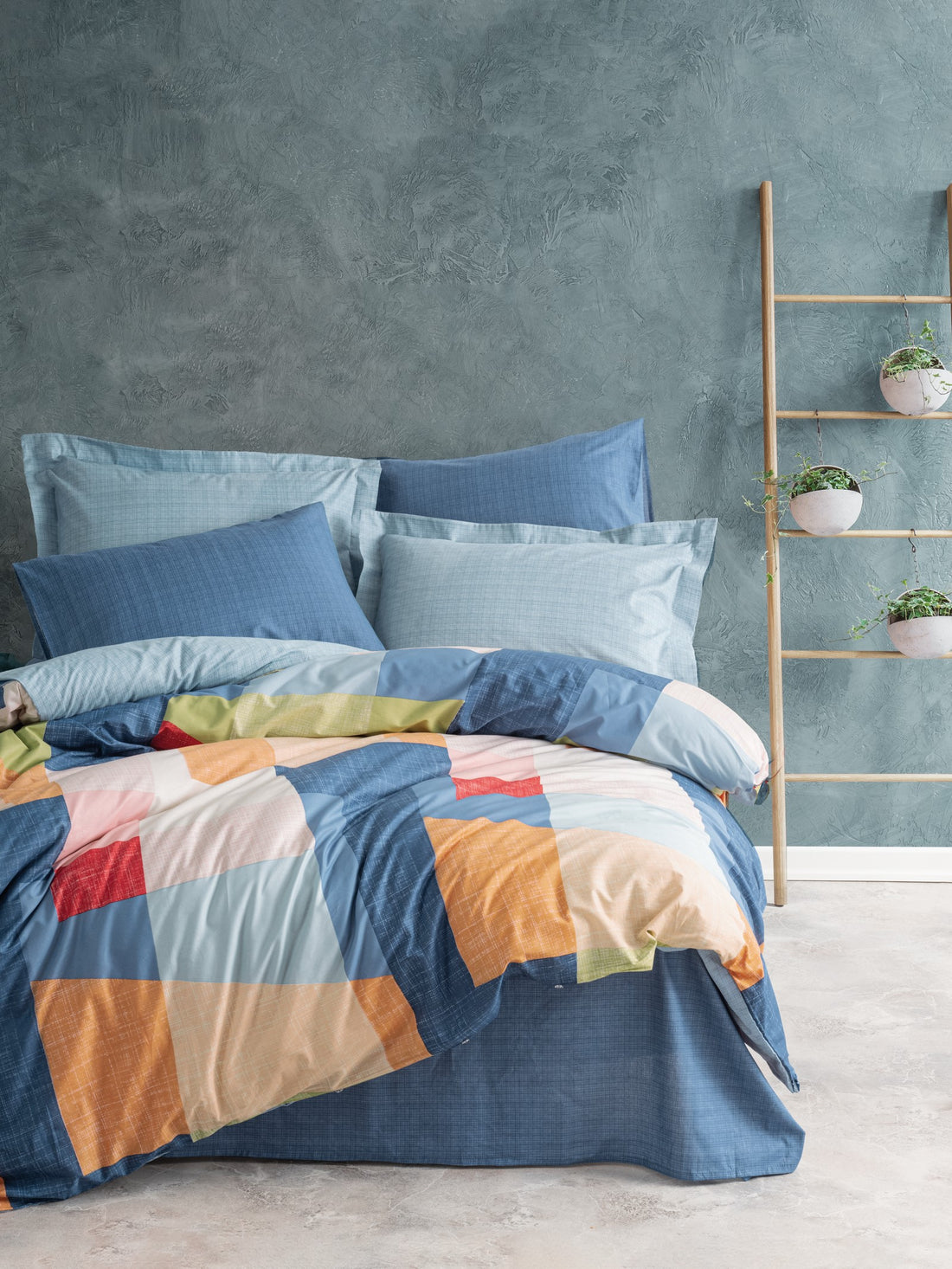 Комплект постельного белья Cotton Box Modern Double Cosy Blue