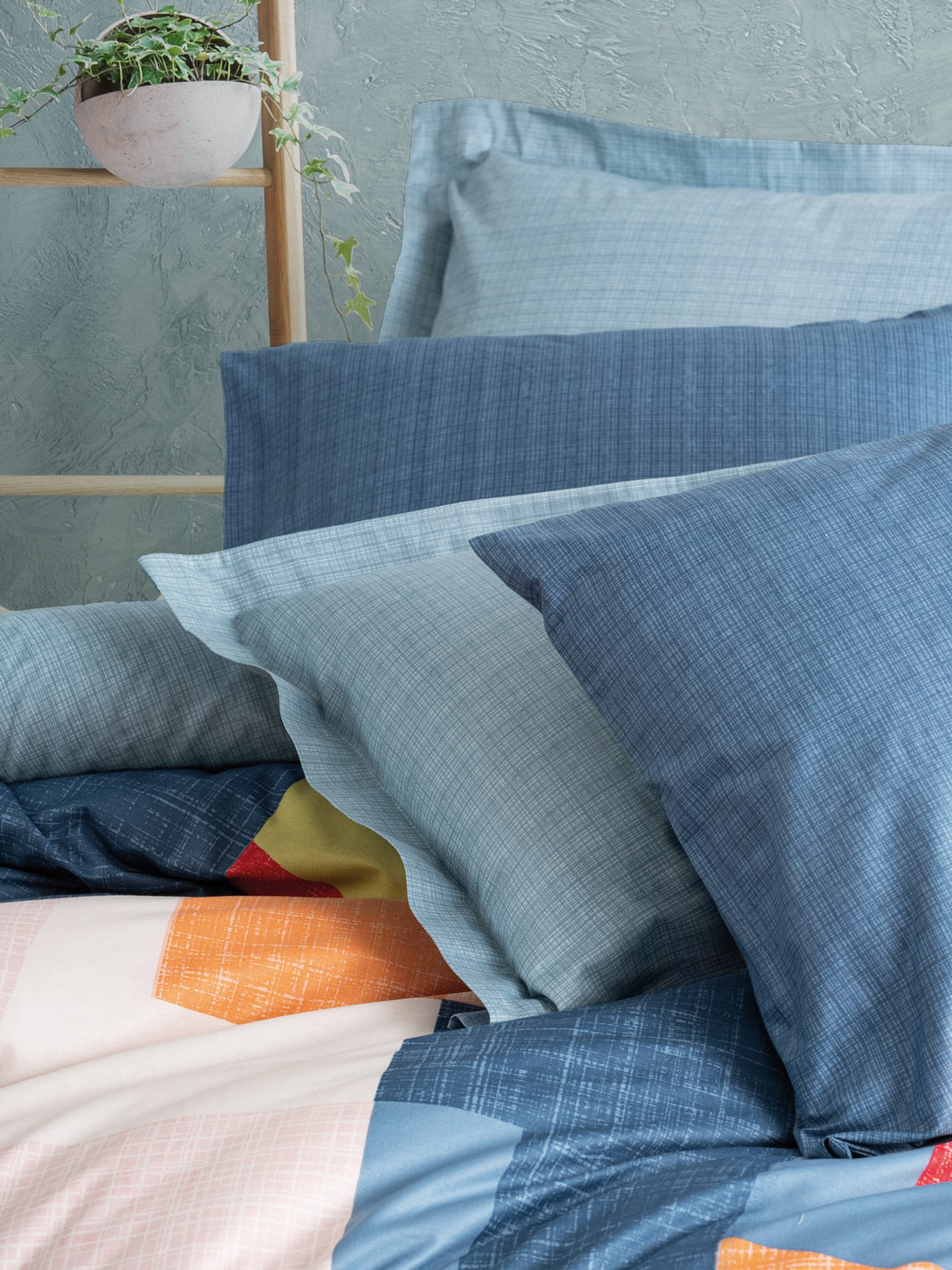 Комплект постельного белья Cotton Box Modern Double Cosy Blue