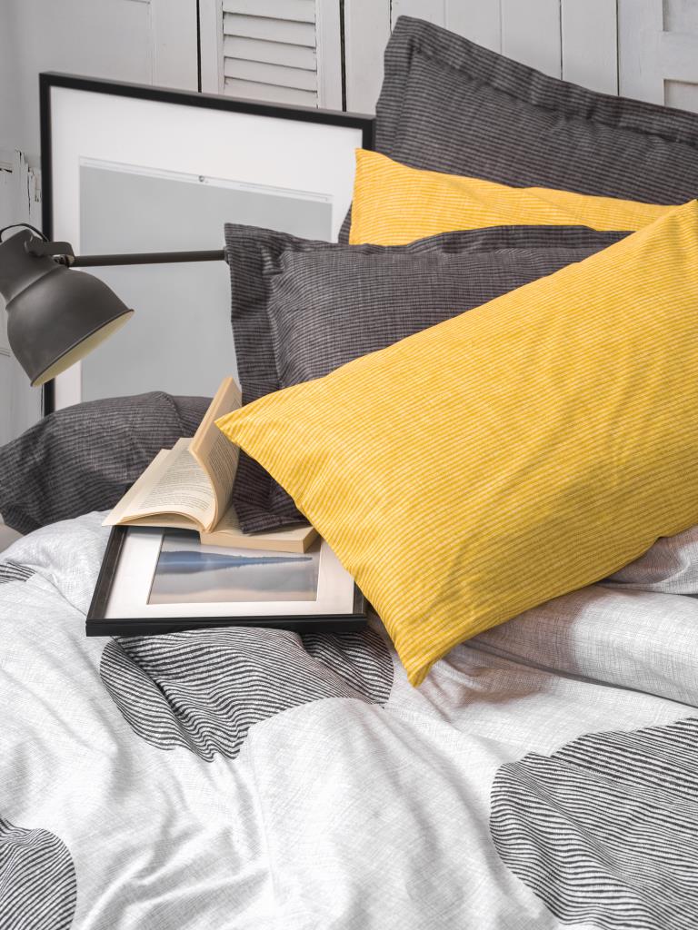 Cotton Box Modern Double Duvet Cover Set Dappled Yellow