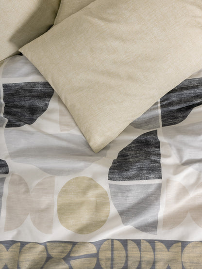 Cotton Box Modern Çift Kişilik Nevresim Takımı Formo Bej