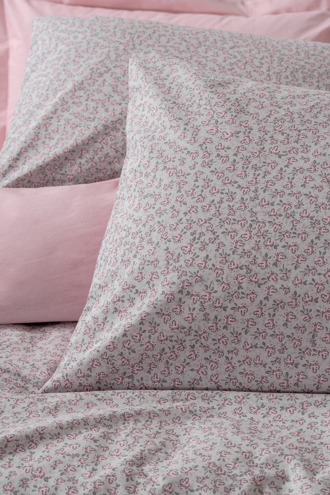 Cotton Box Petite Single Fitted Sheet Duvet Cover Set Otis Pink