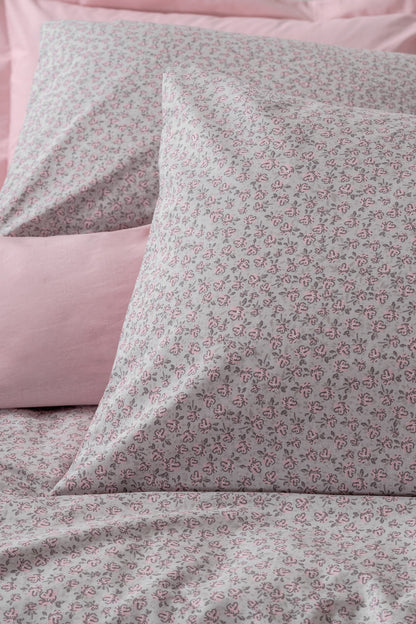 Cotton Box Petite Tek Kişilik Lastikli Çarşaflı Nevresim Takımı Otis Pembe