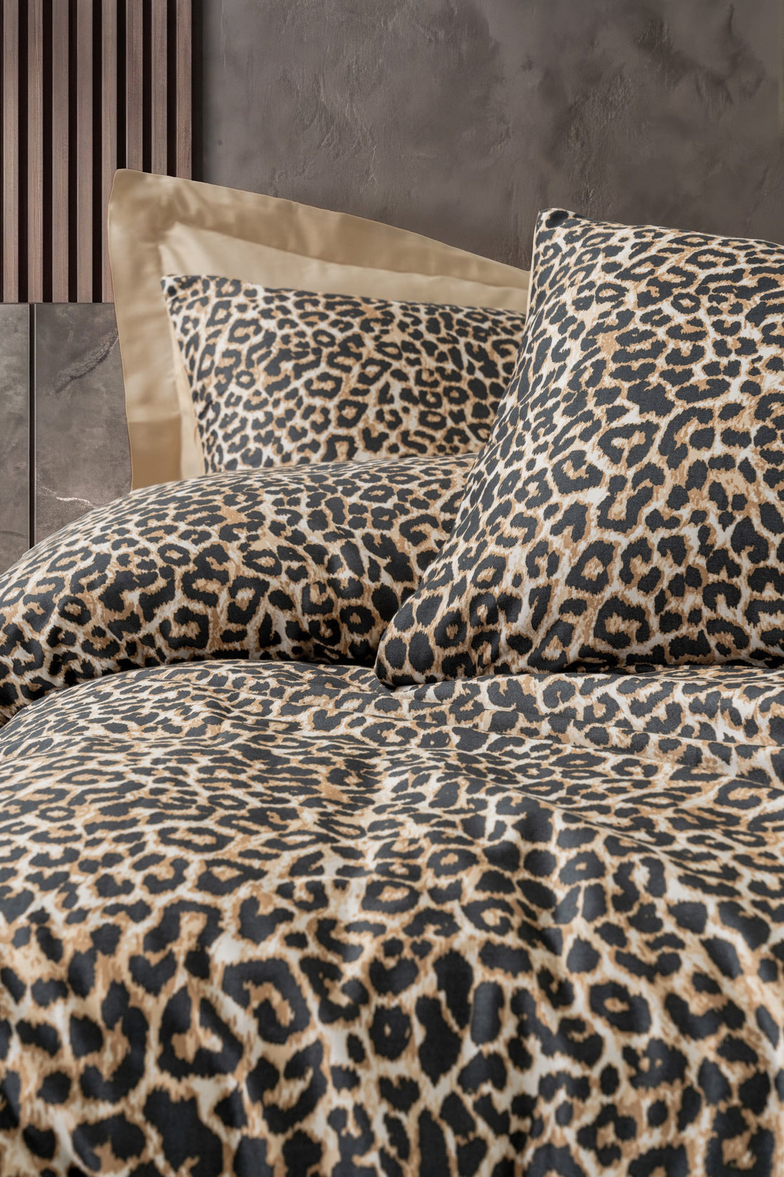 Cotton Box Saten Çift Kişilik Nevresim Takımı Kalahari Bej