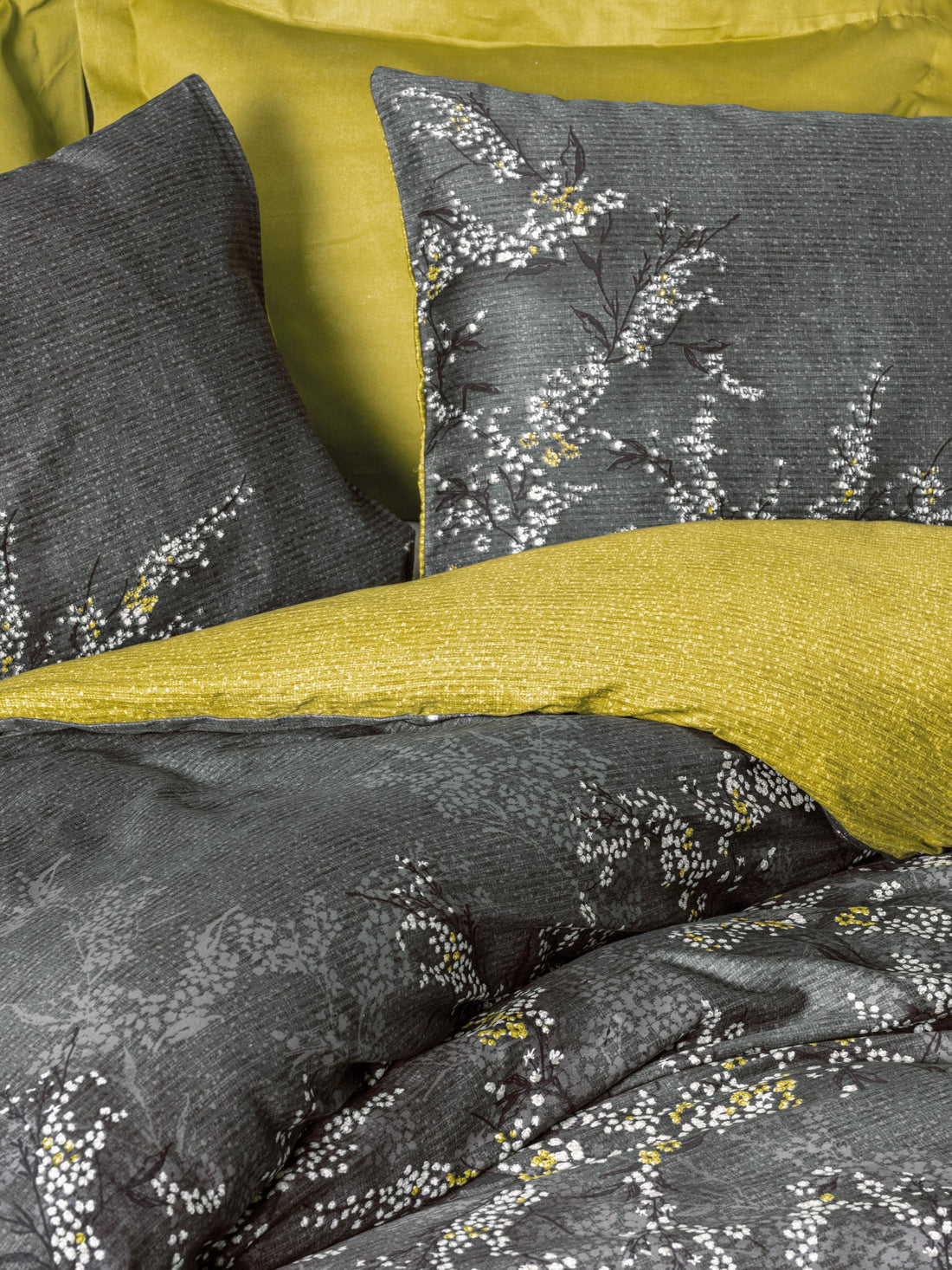 Cotton Box Satin Double Duvet Cover Set Libby Green