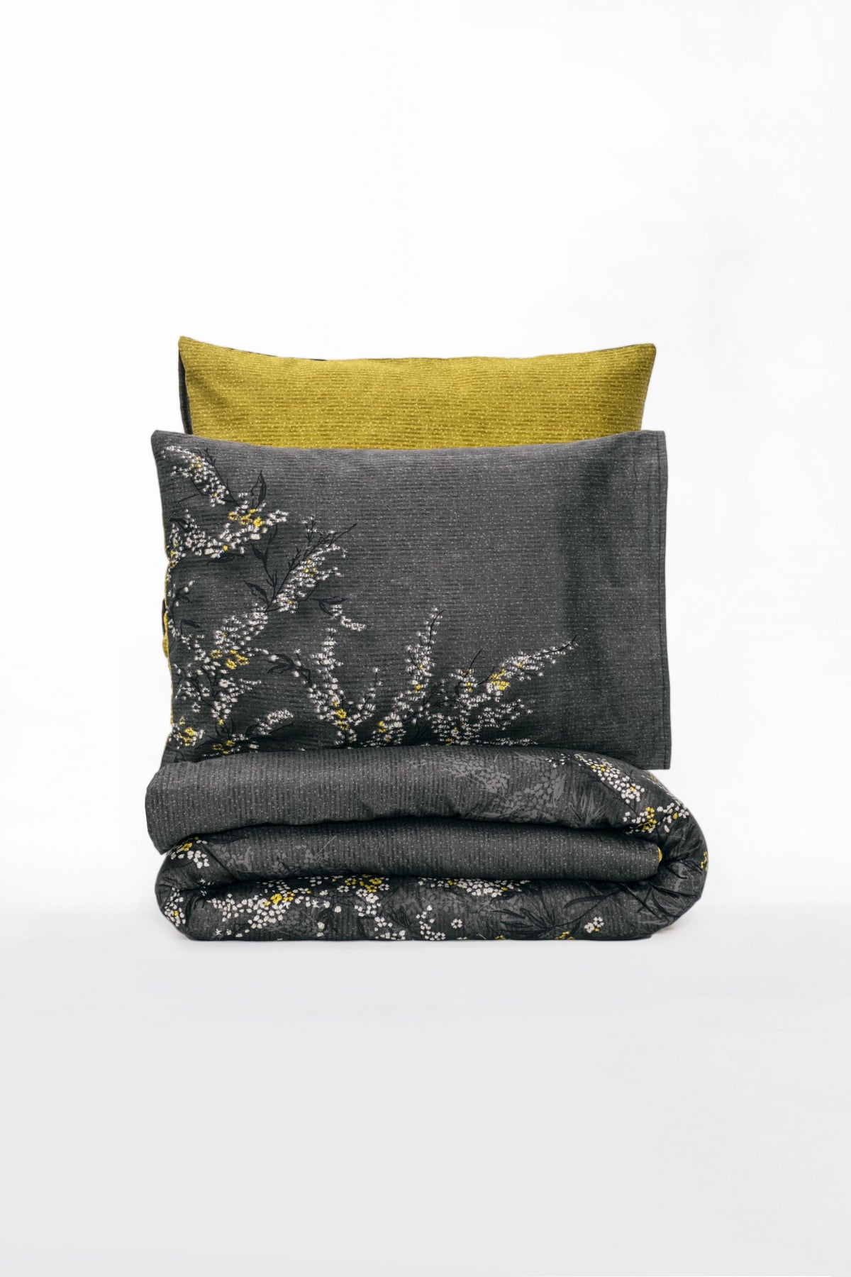 Cotton Box Satin Double Duvet Cover Set Libby Green