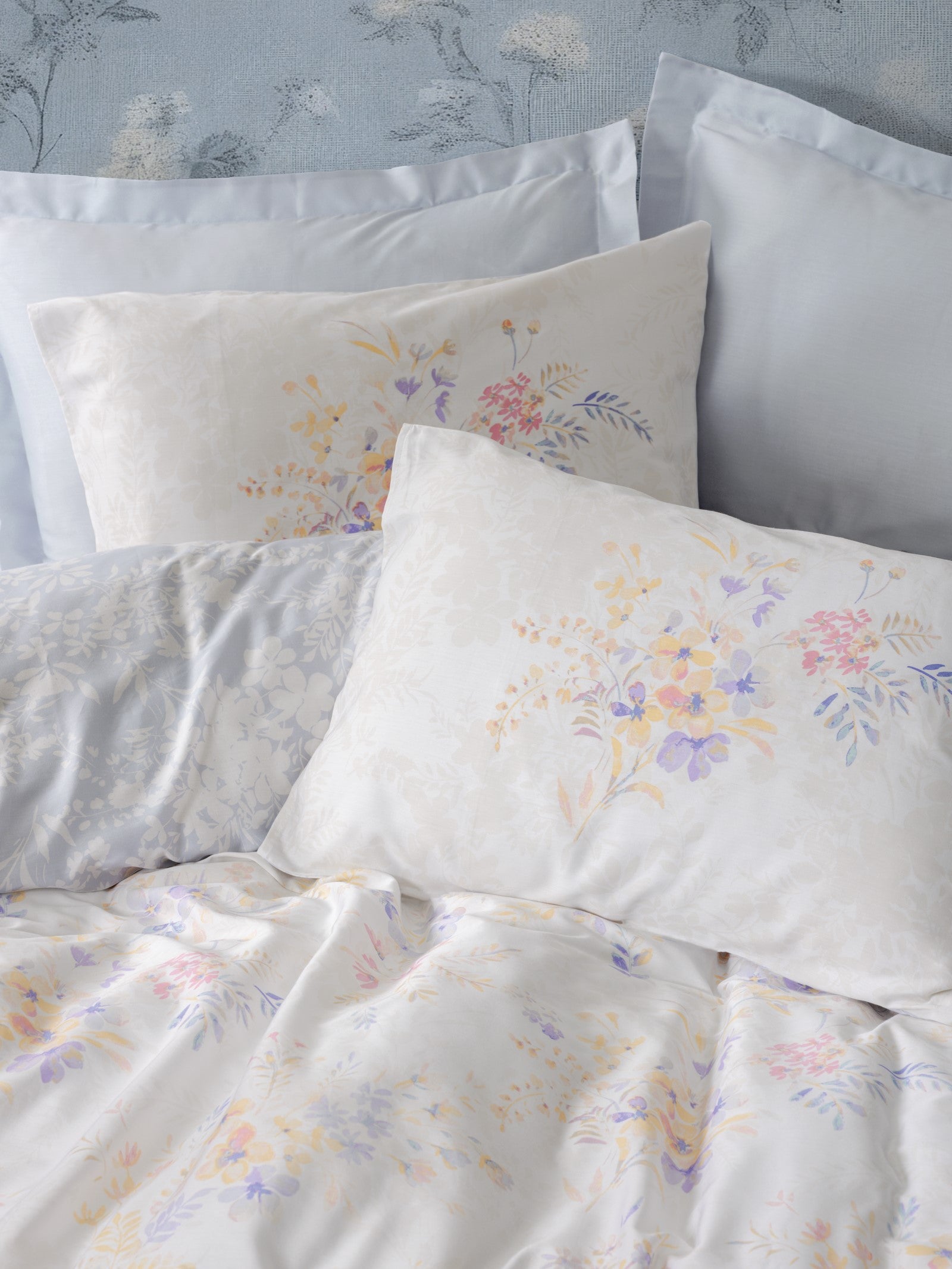 Cotton Box Saten Çift Kişilik Nevresim Takımı Lilou Lila