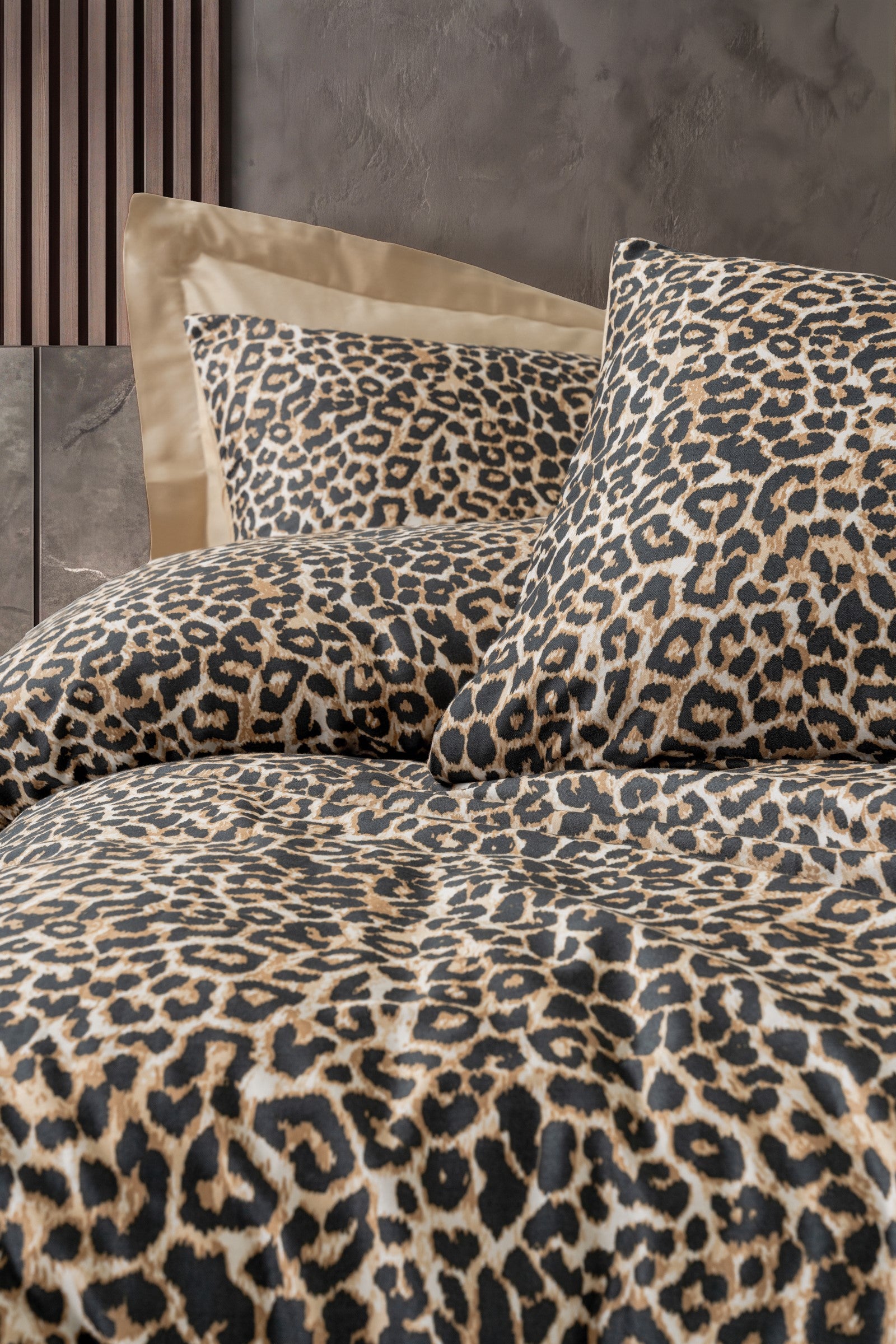 Cotton Box Saten Çift Kişilik Uyku Seti Kalahari Bej