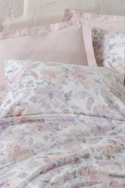 Cotton Box Saten Çift Kişilik Uyku Seti Maybelle Pudra