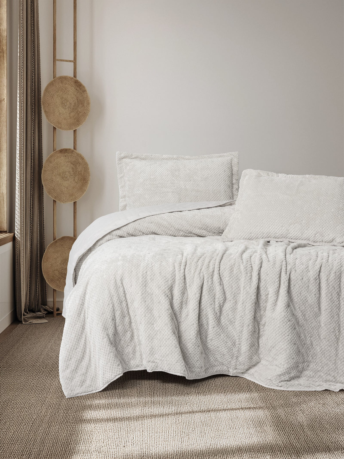 Покрывало Cotton Box Softnest двуспальное Boleta Taş