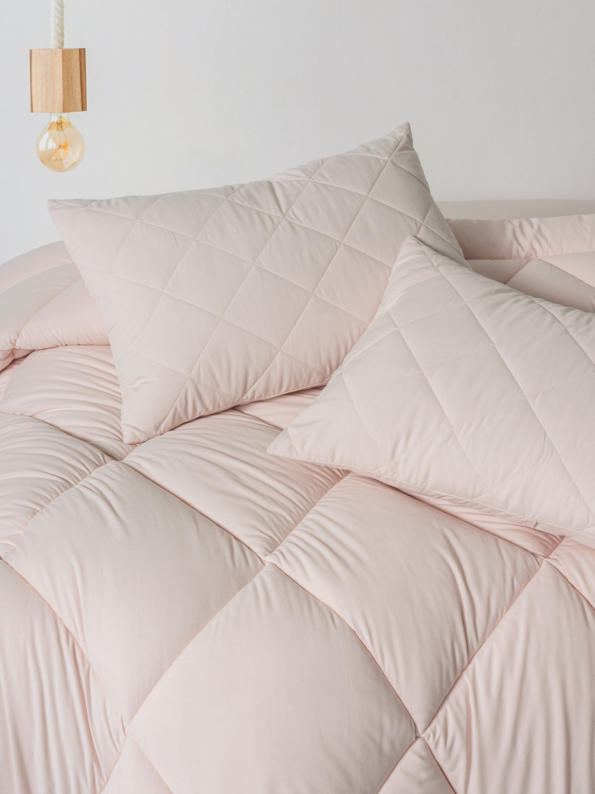 Cotton Box Softwash Çift Kişilik Yorgan Seti Pembe 180x200 Lastikli Çarşaf