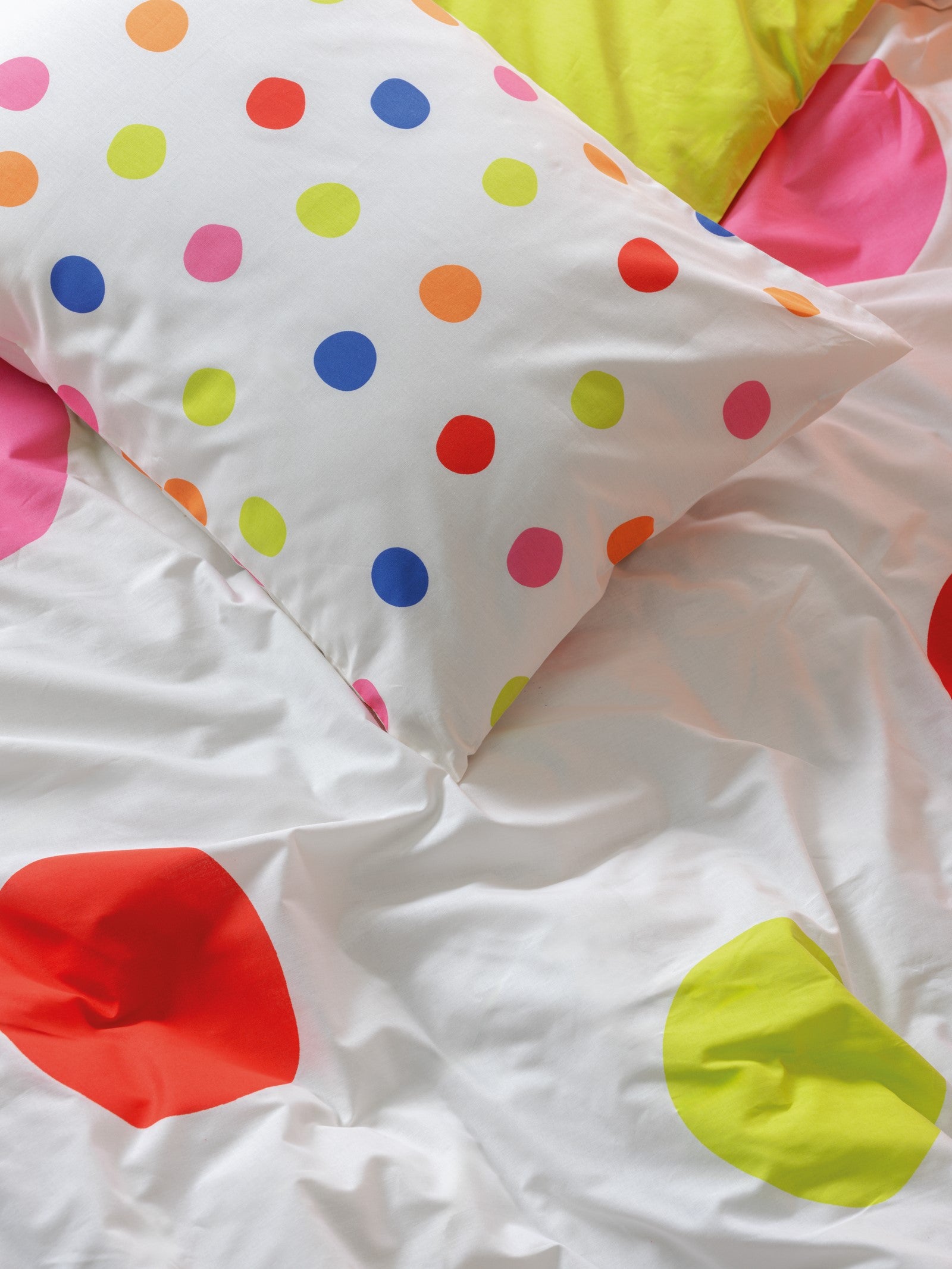 Cotton Box Tek Kişilik Nevresim Takımı Dotsy Turuncu