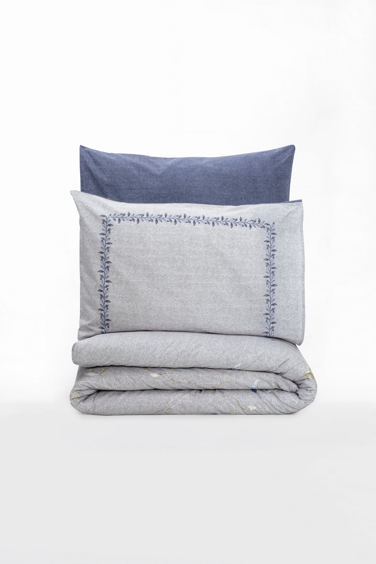 Cotton Box Tek Kişilik Nevresim Takımı Nitsa Lacivert
