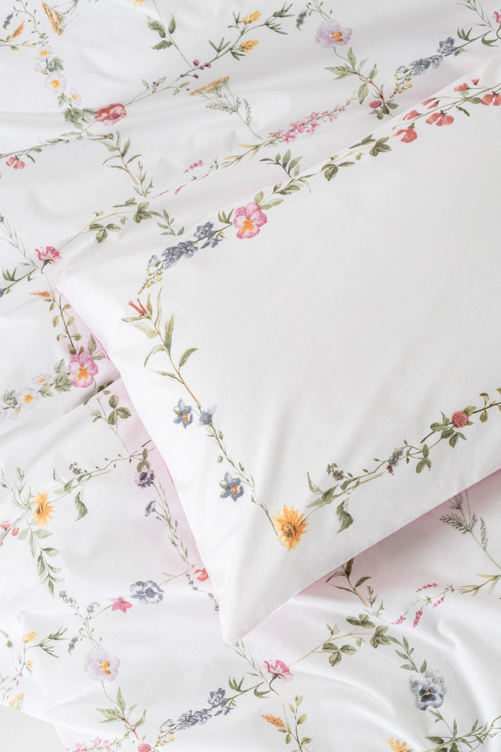 Cotton Box Tek Kişilik Nevresim Takımı Trellis Pembe
