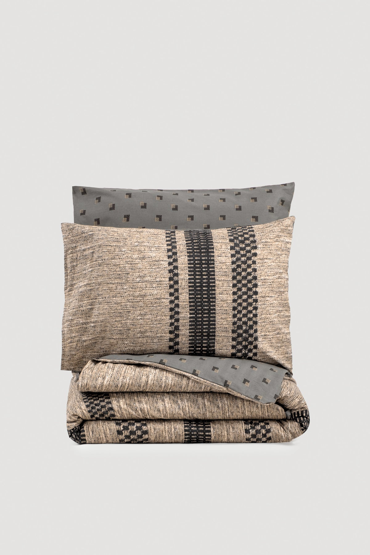 Cotton Box Toprak Tek Kişilik Nevresim Takımı Arlo Kahve