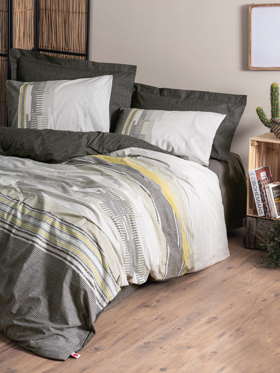 Cotton Box Toprak Single Duvet Cover Set Taron Mink