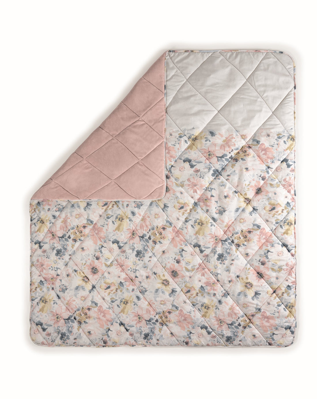 Cotton Box Velvet Double Duvet Dalya Powder 195x215 cm