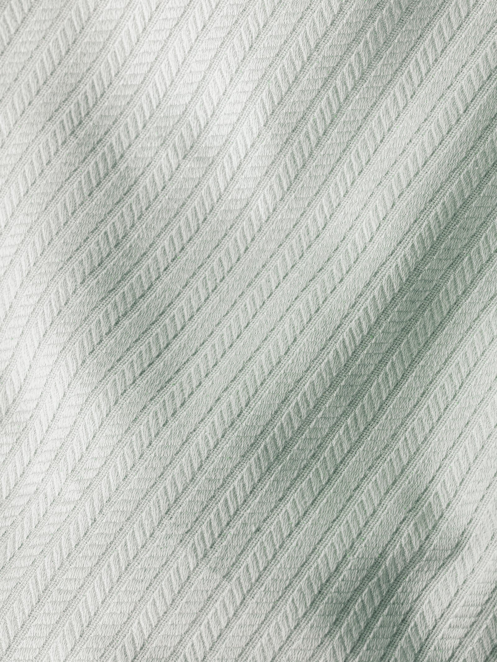 Cotton Box Vivid Double Pique Duvet Cover Set Minty Mint