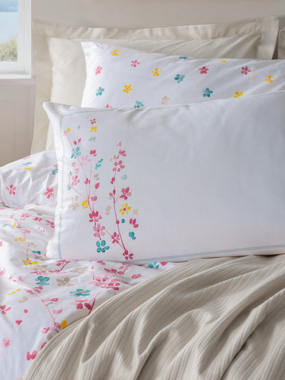 Cotton Box Vivid Single Piqué Duvet Cover Set Flare Beige