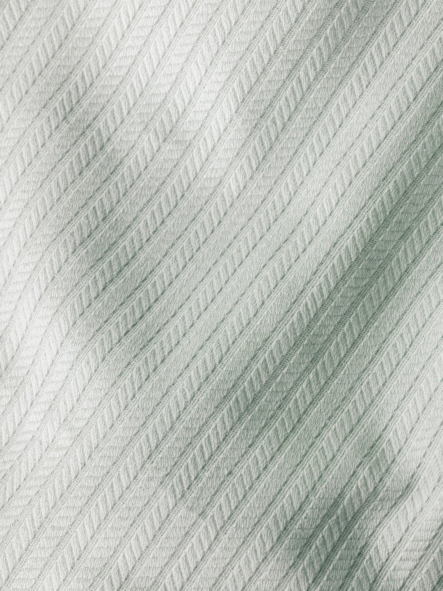 Cotton Box Vivid Single Piqué Duvet Cover Set Minty Mint