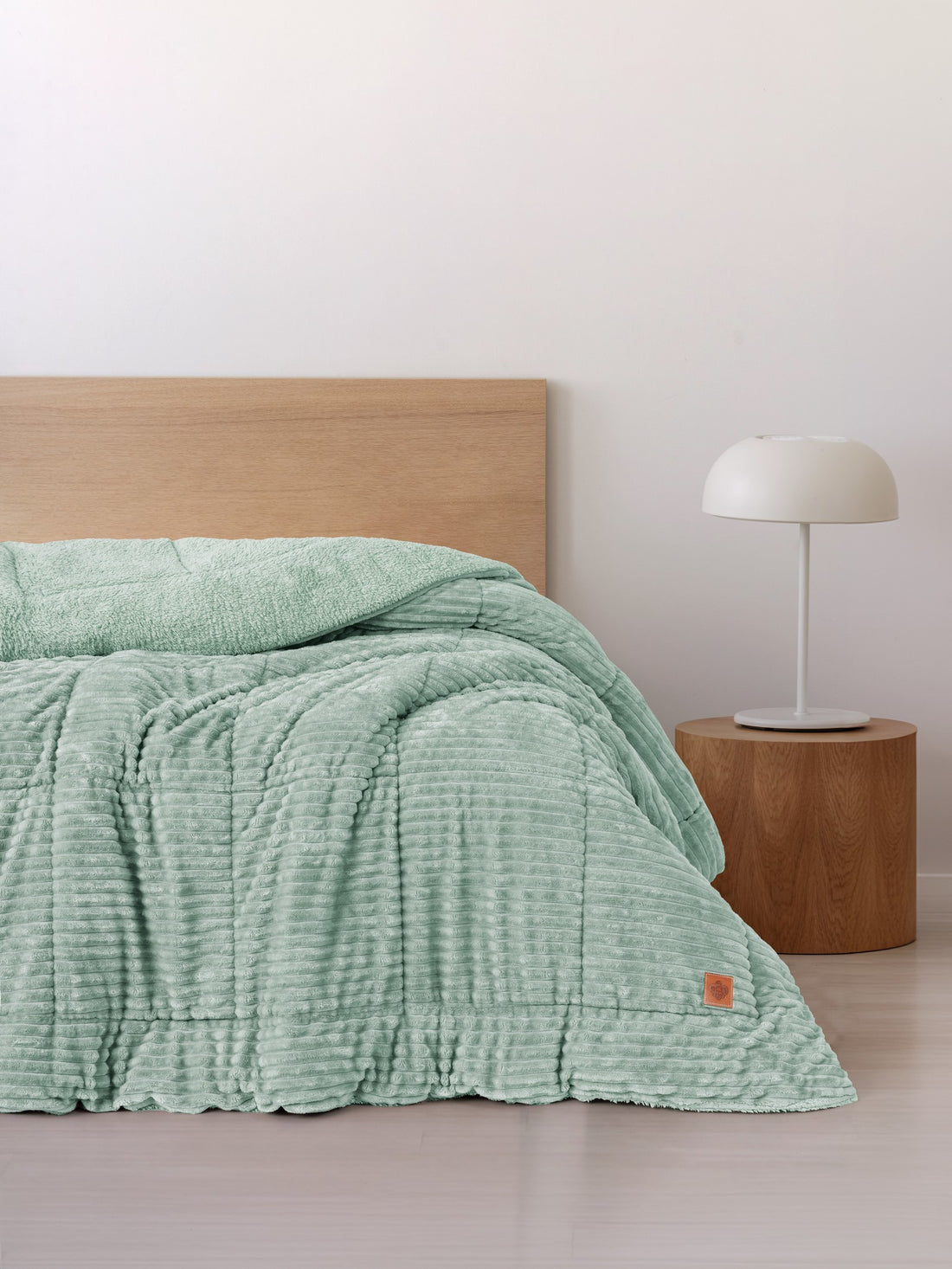 Cotton Box Wave Single Duvet Sage 155x215 cm