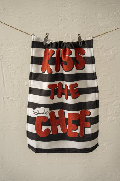 Cozy Home Cheer Kitchen Mutfak Havlusu Kiss the Chef