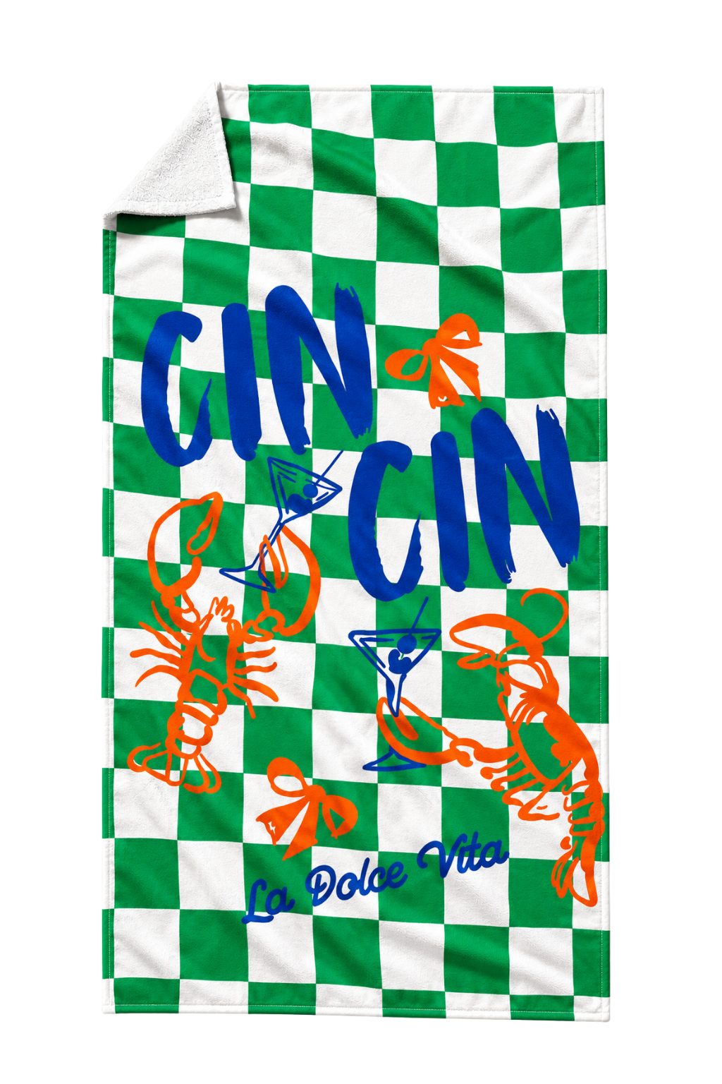 Cozy Home Heatwave Plaj Havlusu Cin Cin Yeşil 90x150