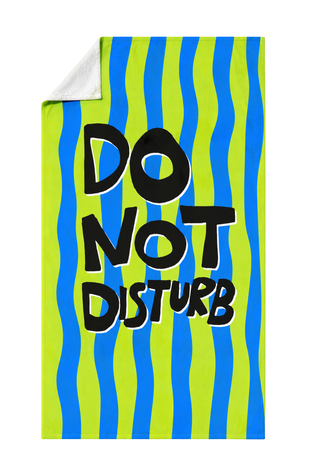 Cozy Home Heatwave Plaj Havlusu Do Not Disturb Yeşil 90x150
