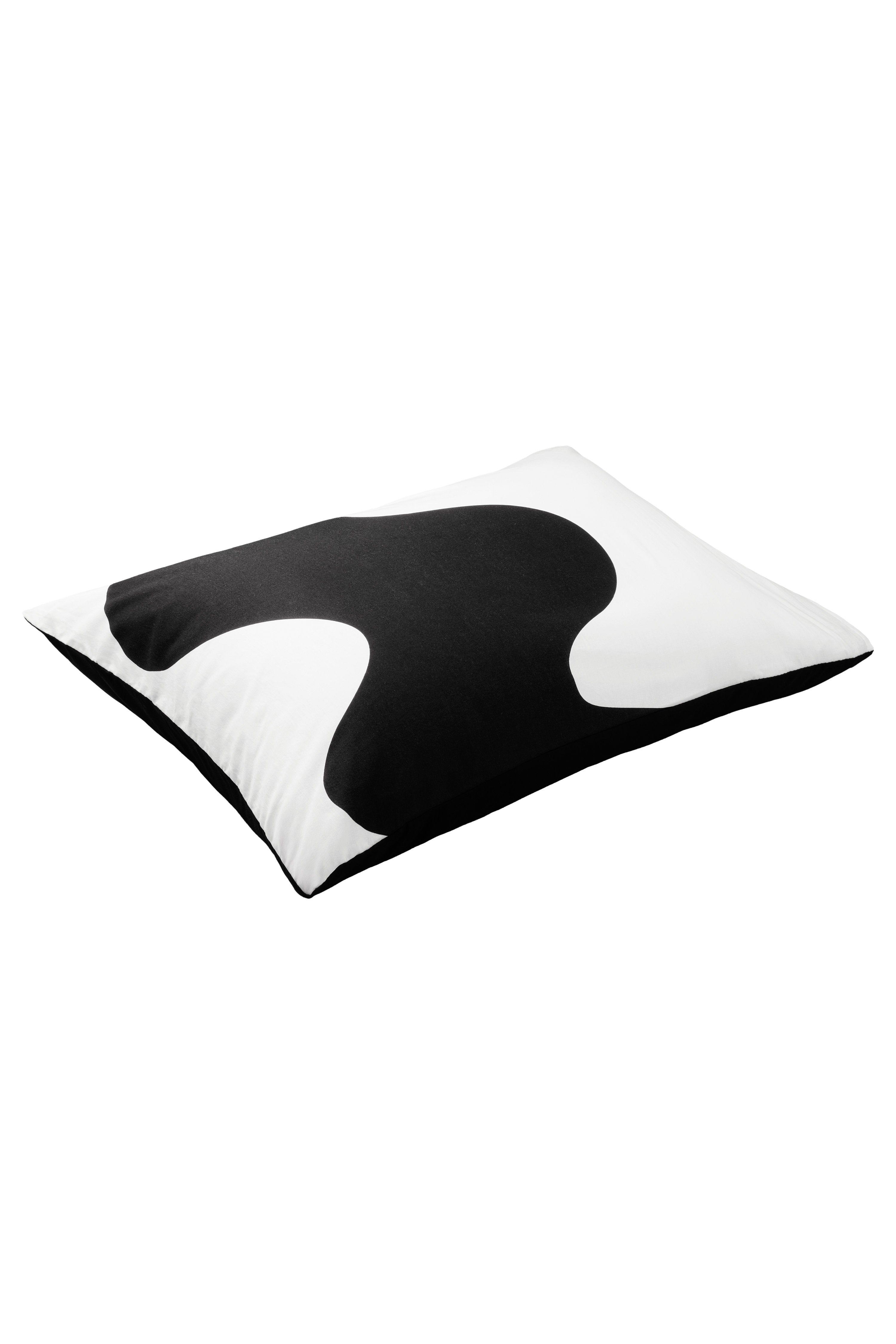 Cozy Home Mono Двусторонняя наволочка Flow Black 50x70