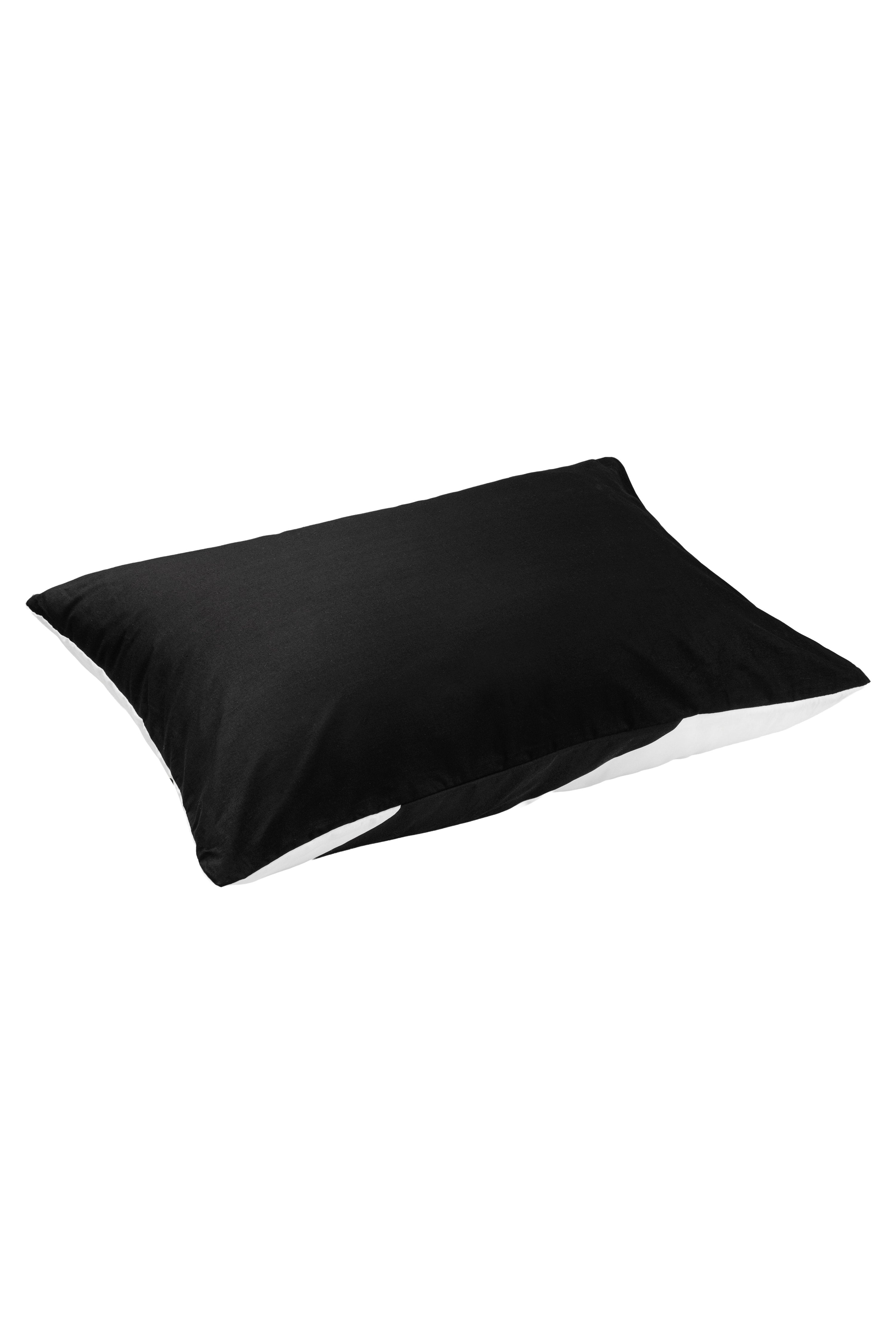 Cozy Home Mono Двусторонняя наволочка Flow Black 50x70